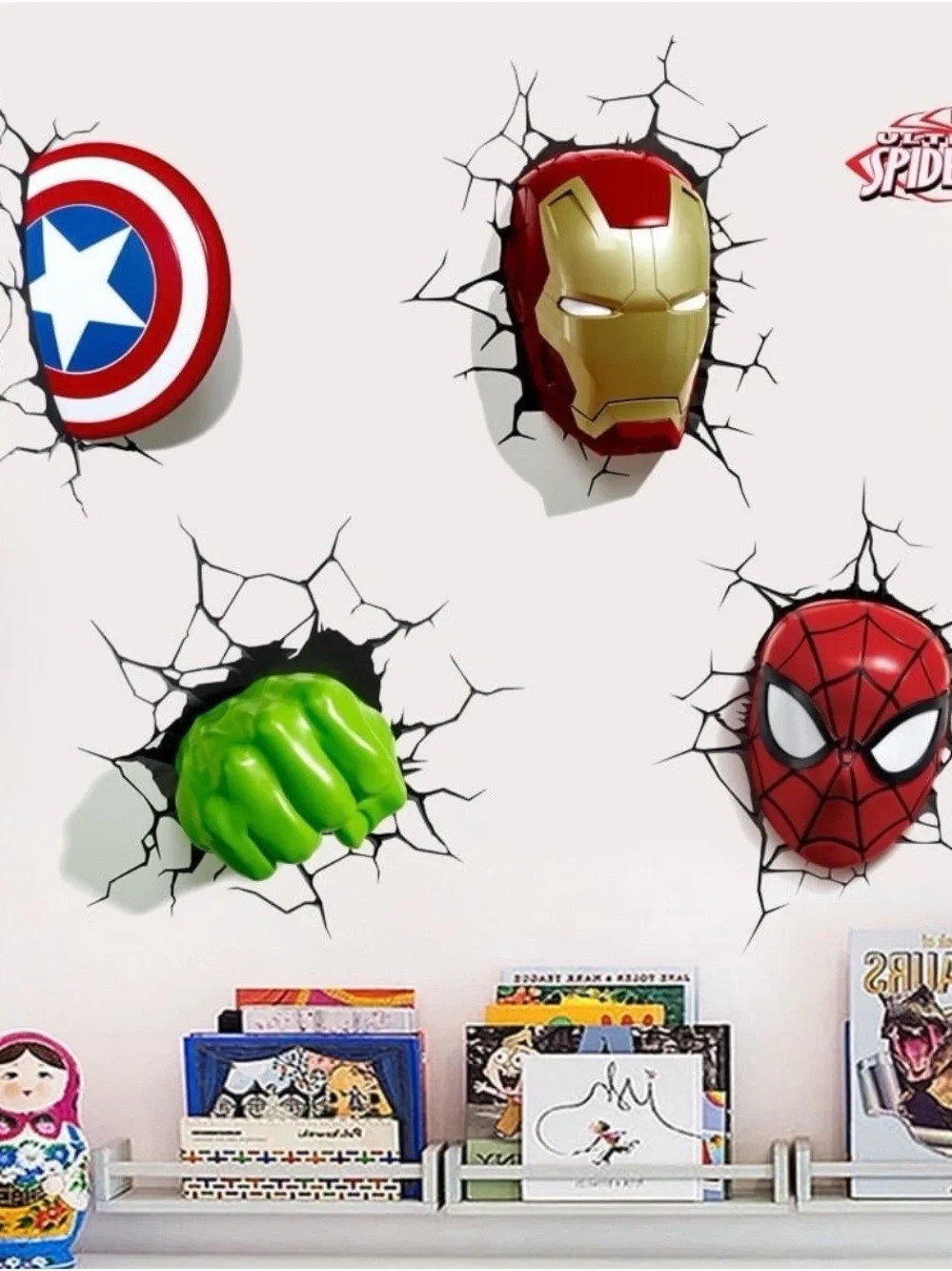 Marvel Green Hulk Fist 3D Wall Decor Lighting